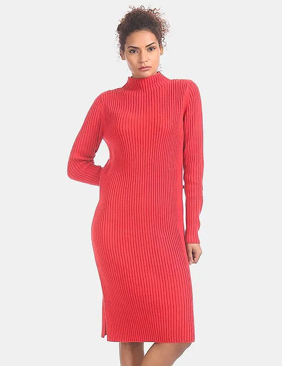 GAP Red Turtle Neck Sweater Dress