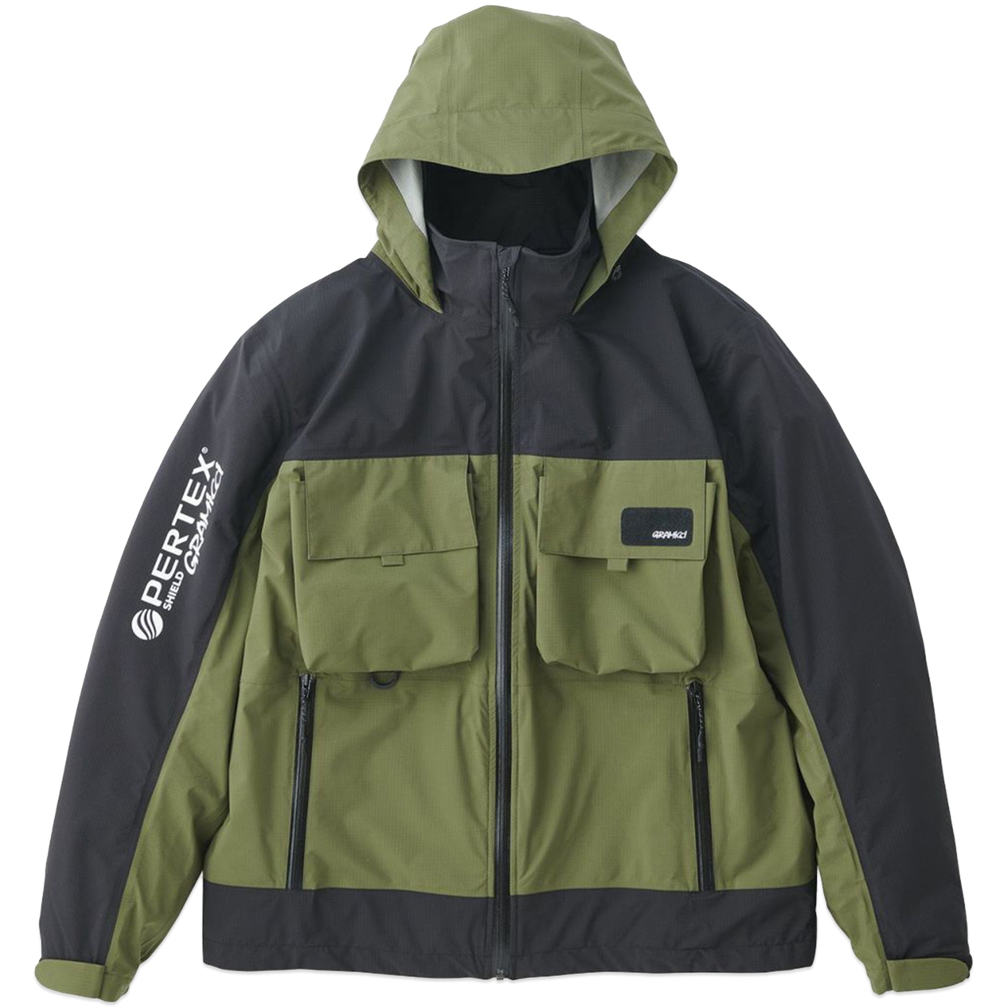 Gramicci x PERTEX Trailside Wading Jacket - Olive Drab