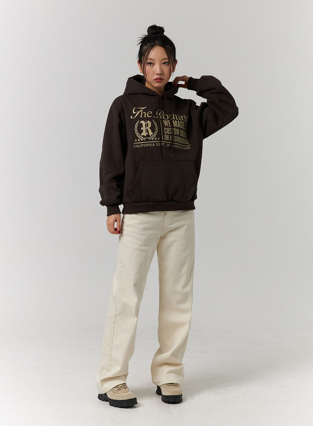 Graphic Lettering Hoodie CD329