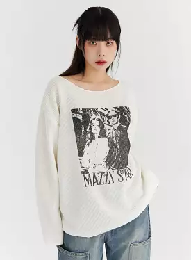 Graphic Sweater Pullover CS327