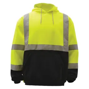 GSS Safety ANSI 3 Pullover Fleece Hi-Vis Sweatshirt w/Black Bottom