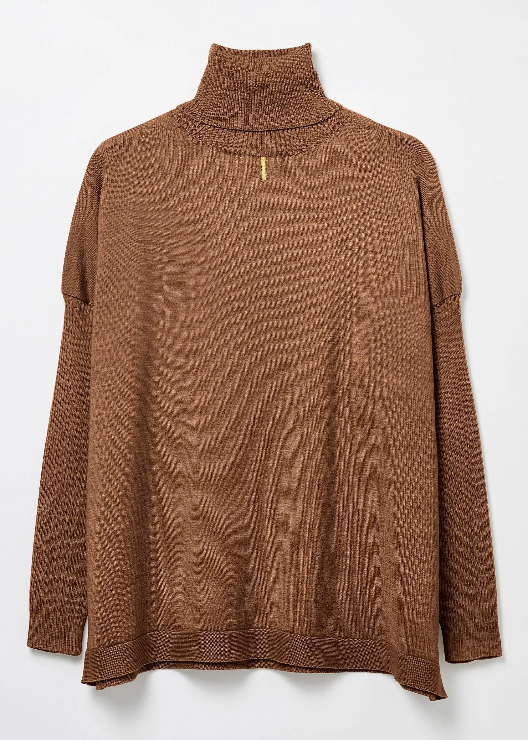 Hadid Oversized Polo Neck Sweater