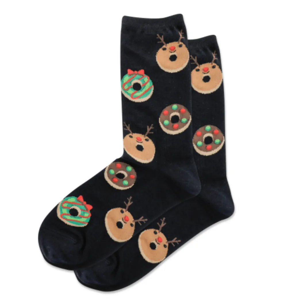 Hot Sox women's holiday crew socks (12 images)