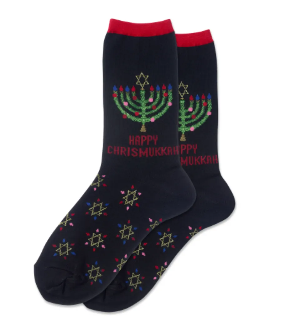 Hot Sox women's holiday crew socks (12 images)