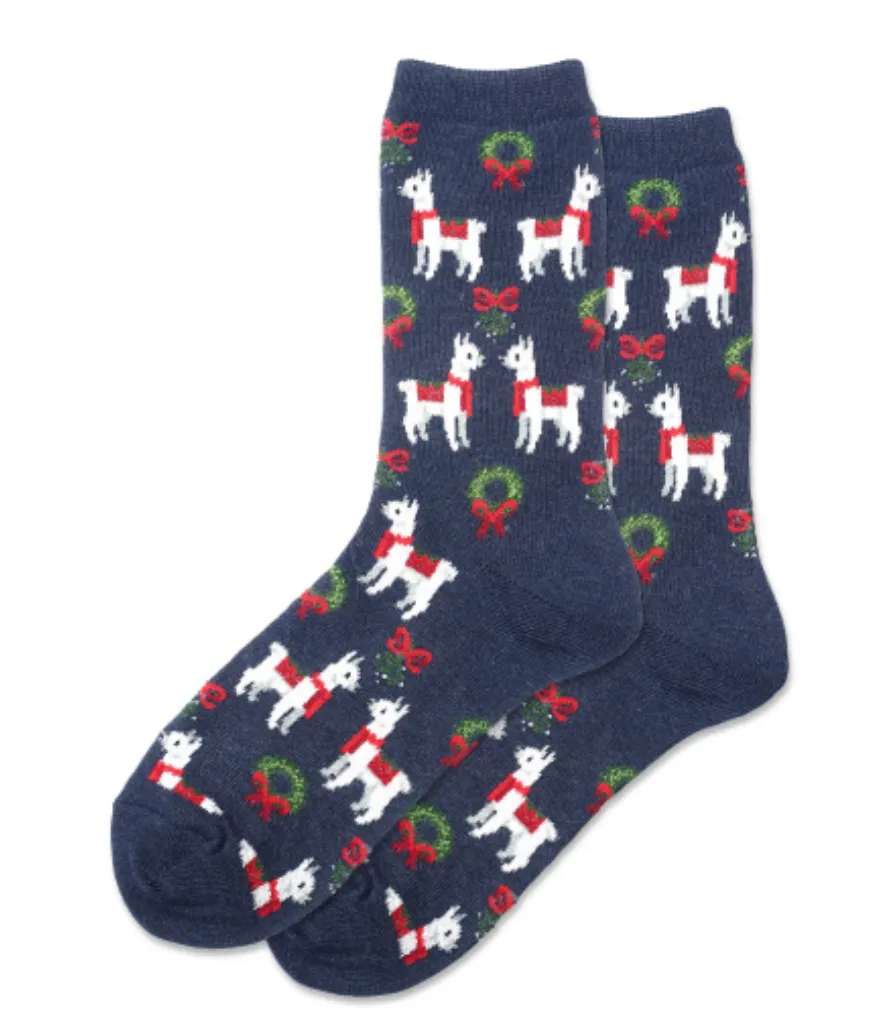 Hot Sox women's holiday crew socks (12 images)