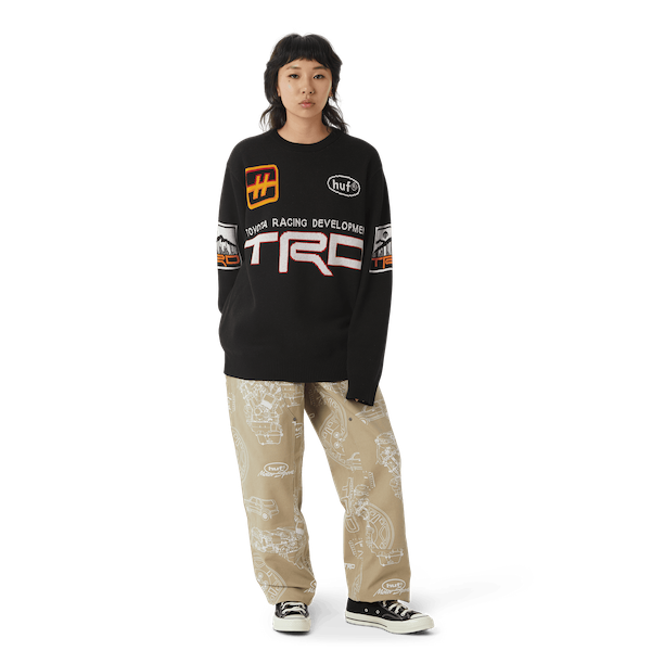 Huf X Toyota TRD Racing Sweater - Black