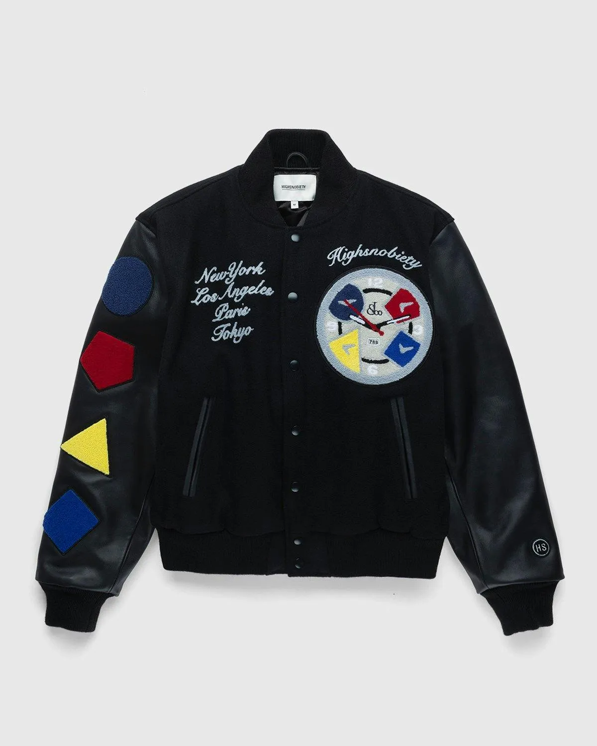 Jacob & Co. x Highsnobiety – Logo Varsity Jacket Black | Highsnobiety Shop