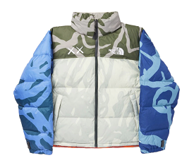 KAWS x The North Face Nuptse Jacket Grey/Blue