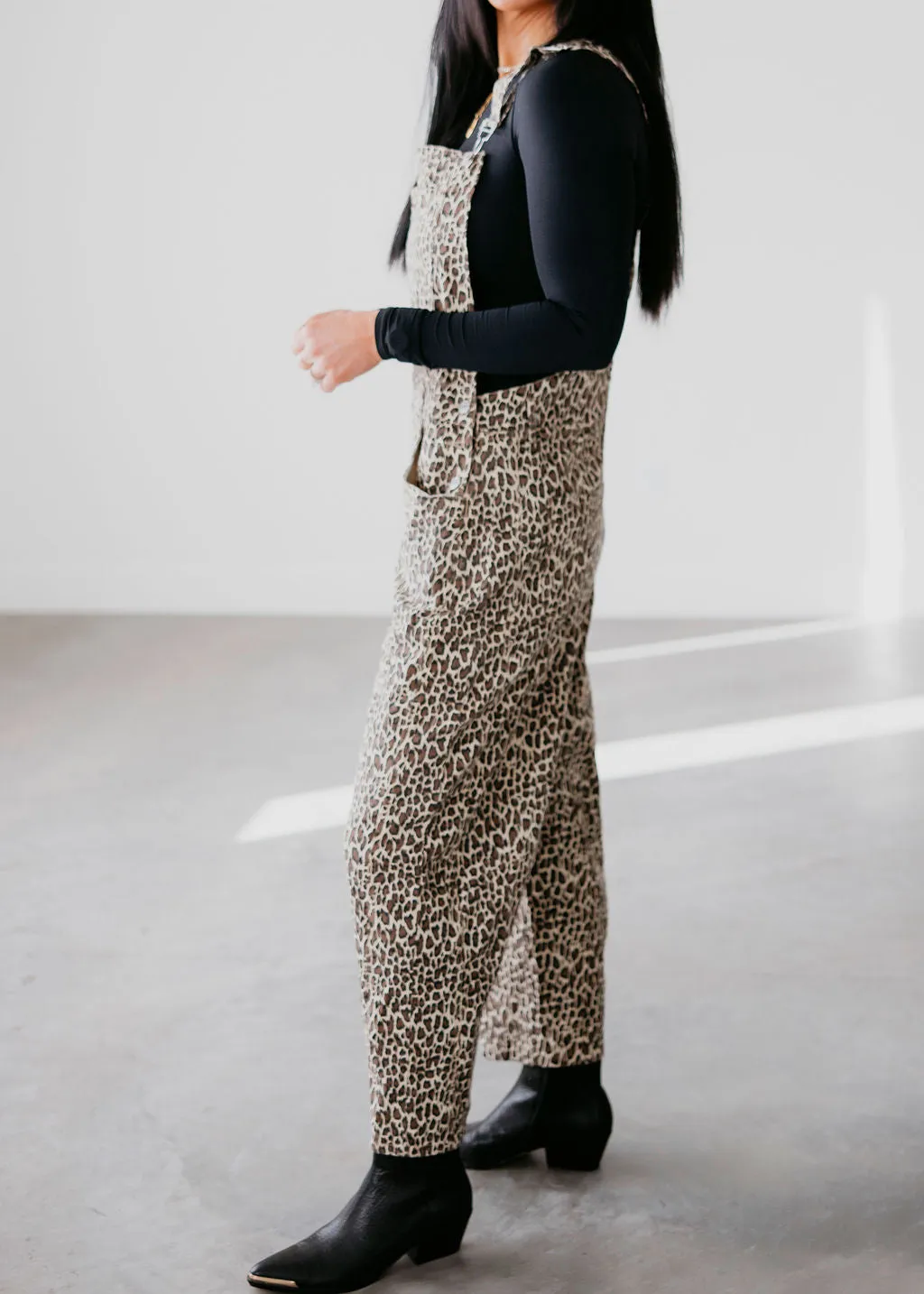 Kennedy Leopard Print Overalls