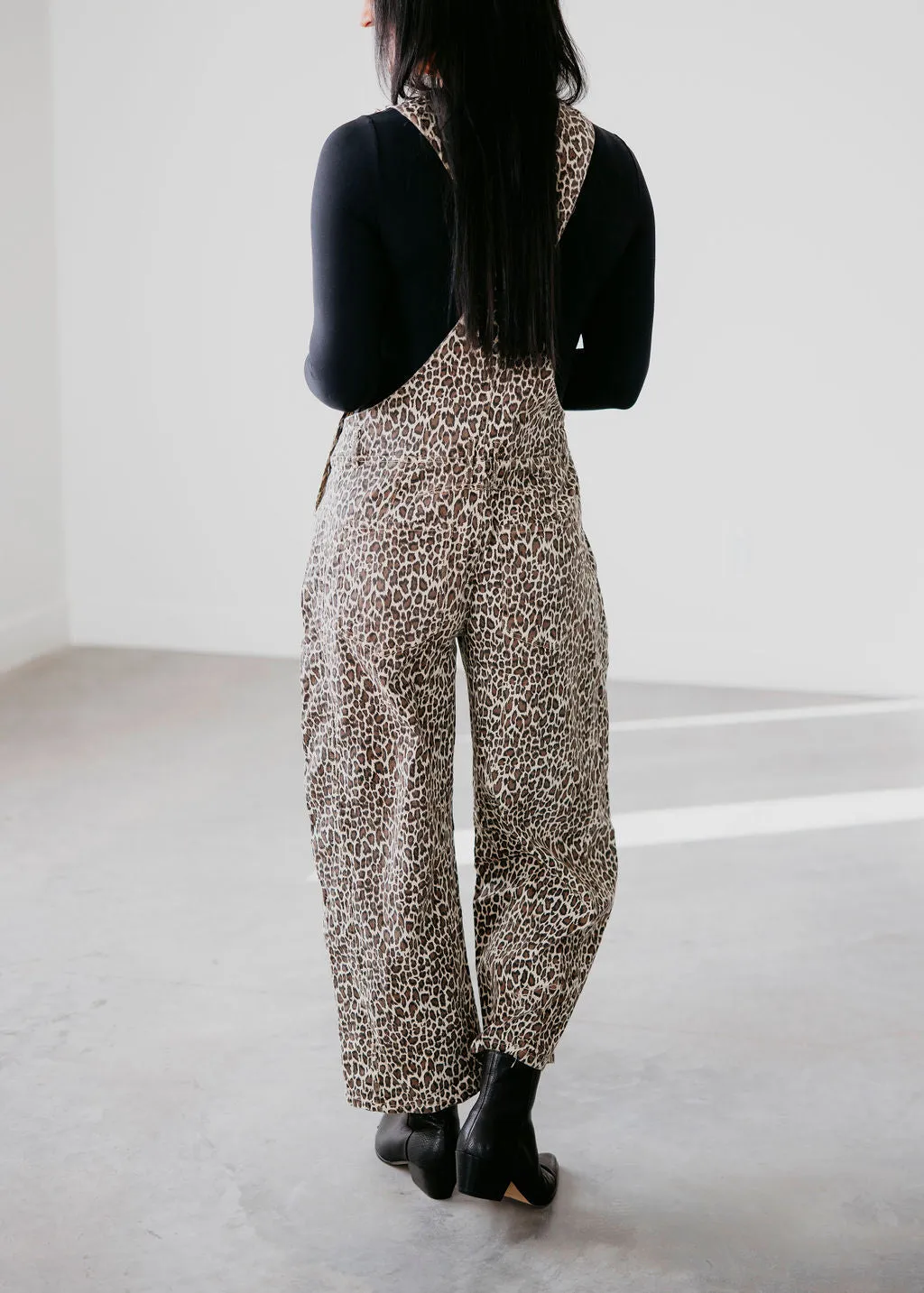 Kennedy Leopard Print Overalls