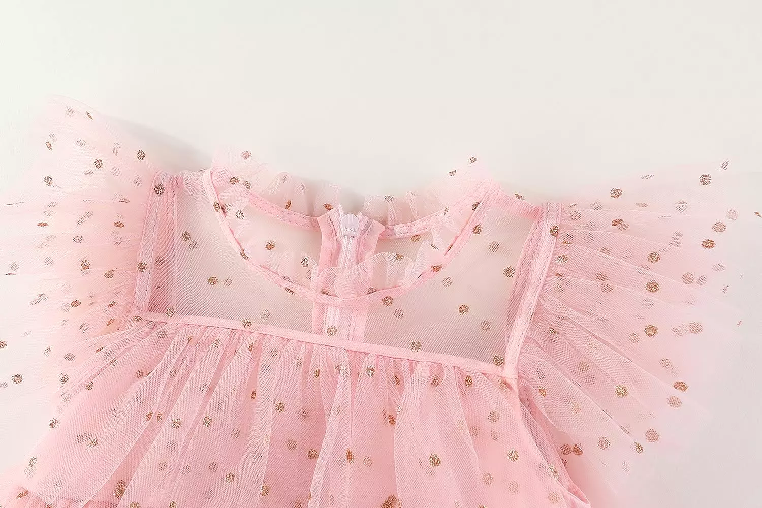 KHLOE SOFT TULLE TUTU DRESS - GOLDEN DOTS