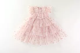 KHLOE SOFT TULLE TUTU DRESS - GOLDEN STARS: 4-5Y, 5-6Y only left