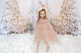 KHLOE SOFT TULLE TUTU DRESS: