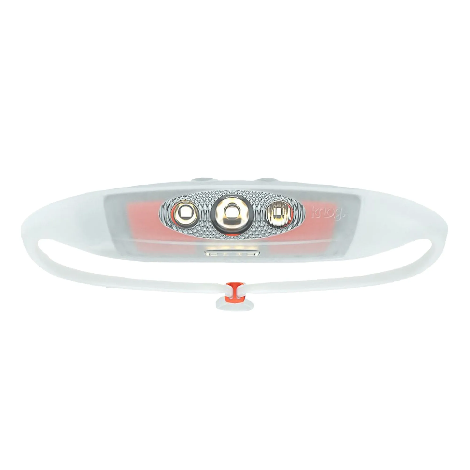 Knog  Bandicoot Run 250 Silicone Headlamp Coral (Adjustable One Size)