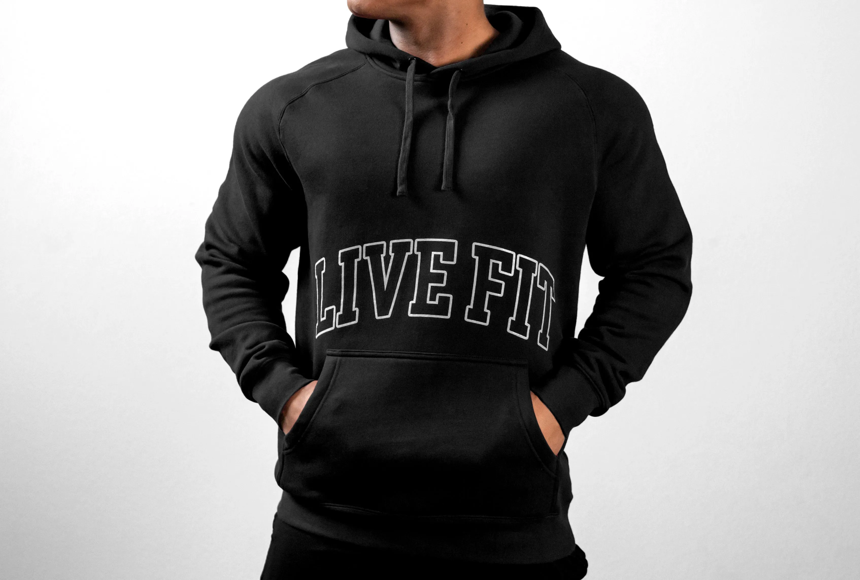 Letterman Hoodie - Black