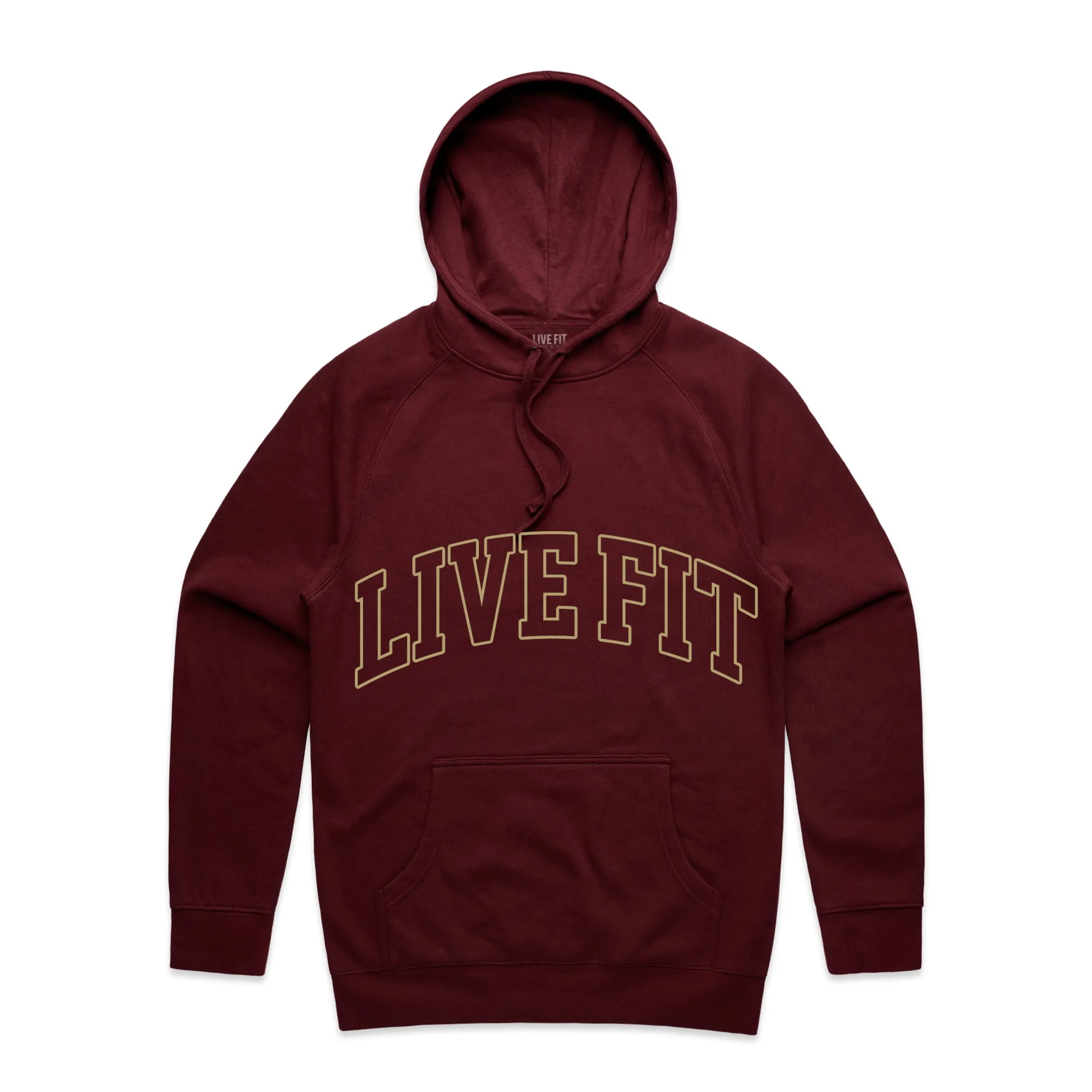 Letterman Hoodie - Maroon