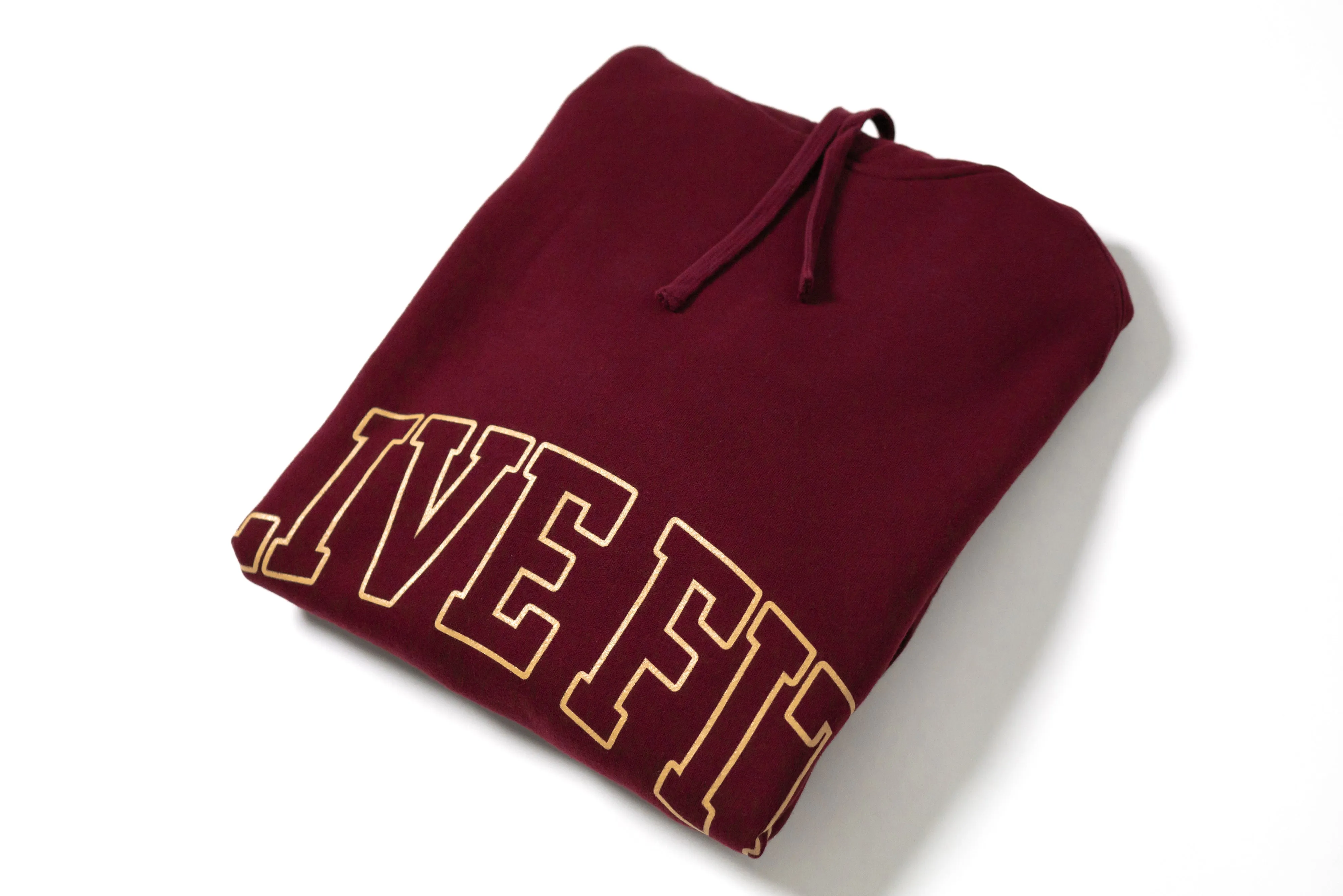 Letterman Hoodie - Maroon