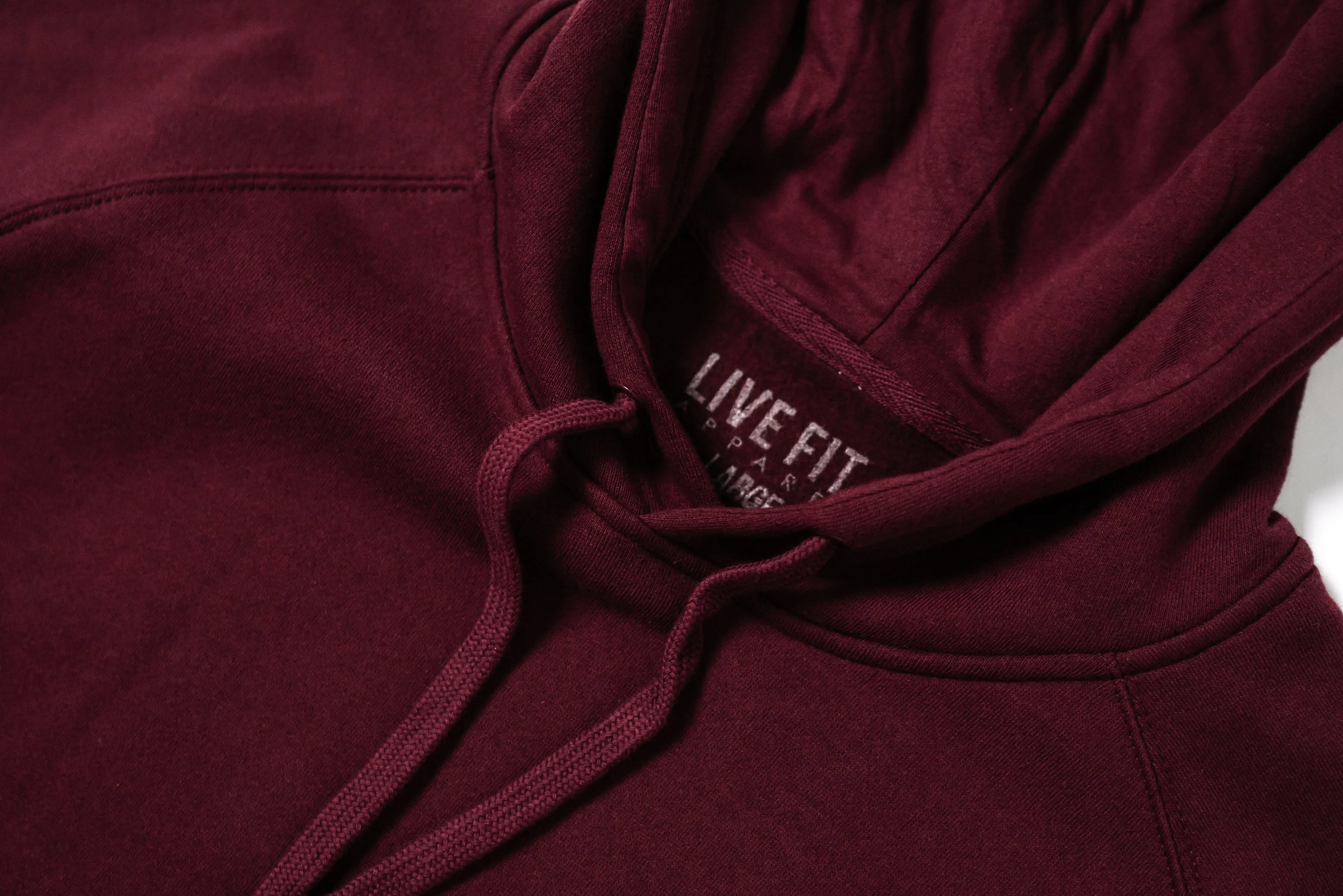 Letterman Hoodie - Maroon