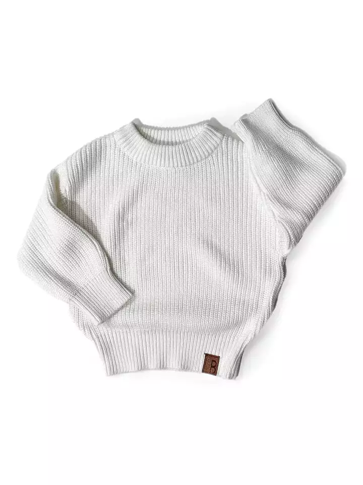 Little Bipsy - Chunky Knit Sweater - Off White