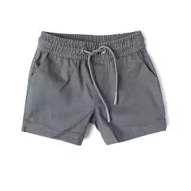 Little Bipsy Cotton Twill Short - Charcoal