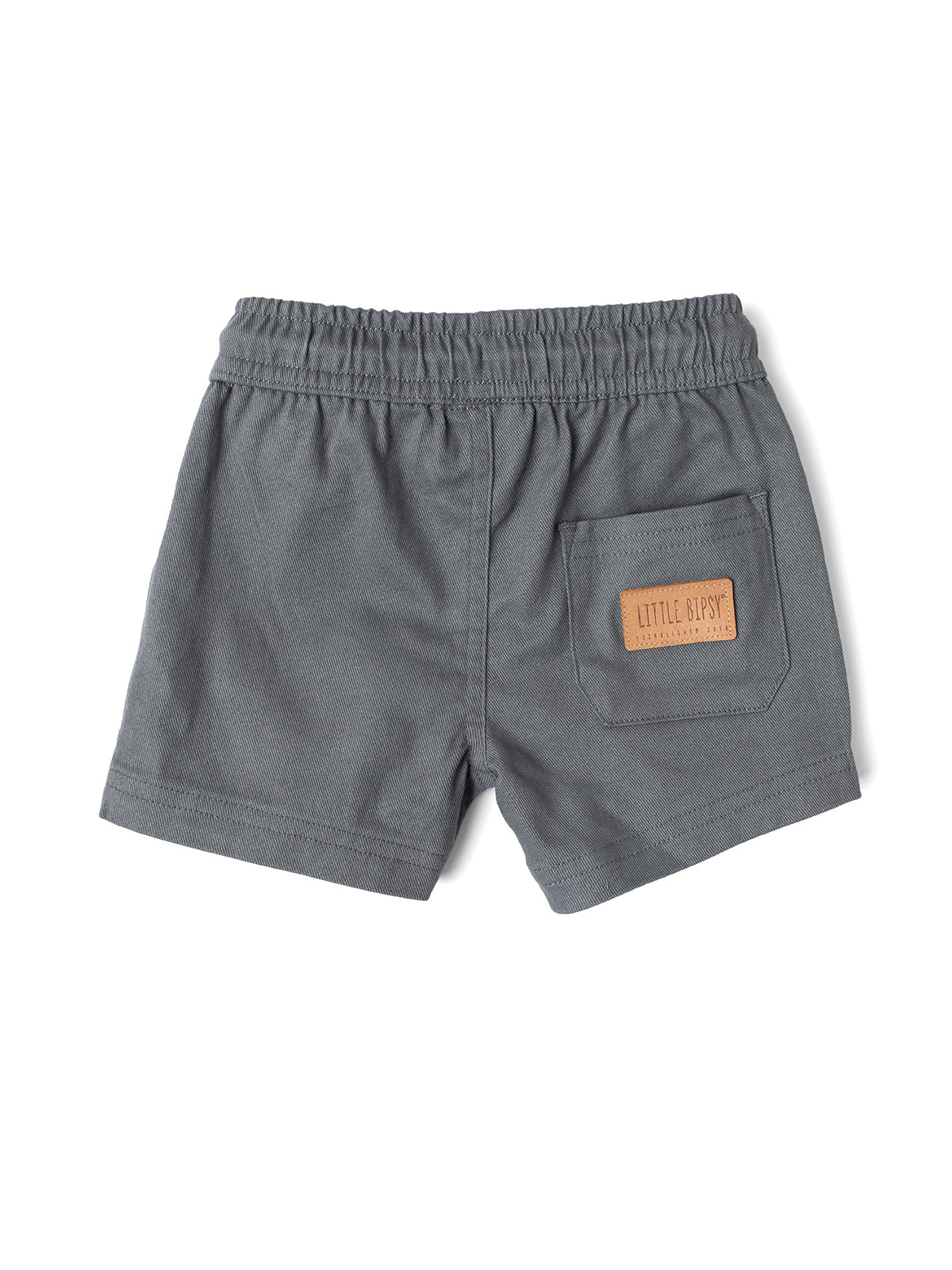 Little Bipsy Cotton Twill Short - Charcoal