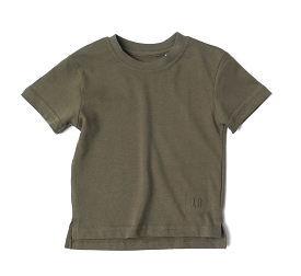 Little Bipsy - Dark Moss Elevated Tee