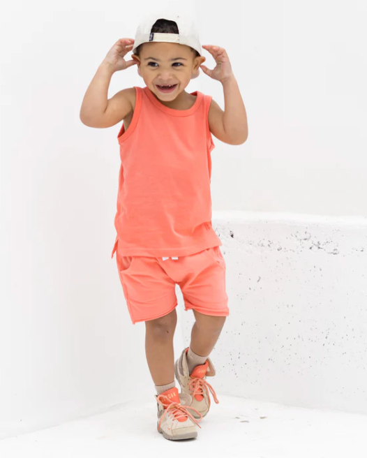 Little Bipsy - Elevated Tank Top in Electric Pink