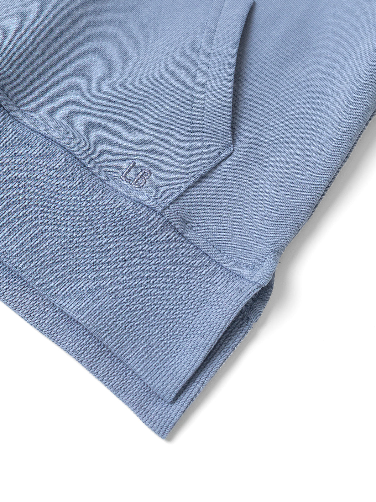 Little Bipsy Raw Edge Crewneck - Sky Blue