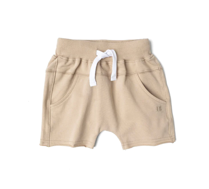 Little Bipsy - Raw Edge Harem Short - Beige