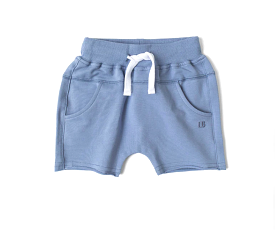 Little Bipsy - Raw Edge Harem Short - Sky Blue