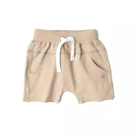 Little Bipsy Raw Edge Hem Harem Short - Beige