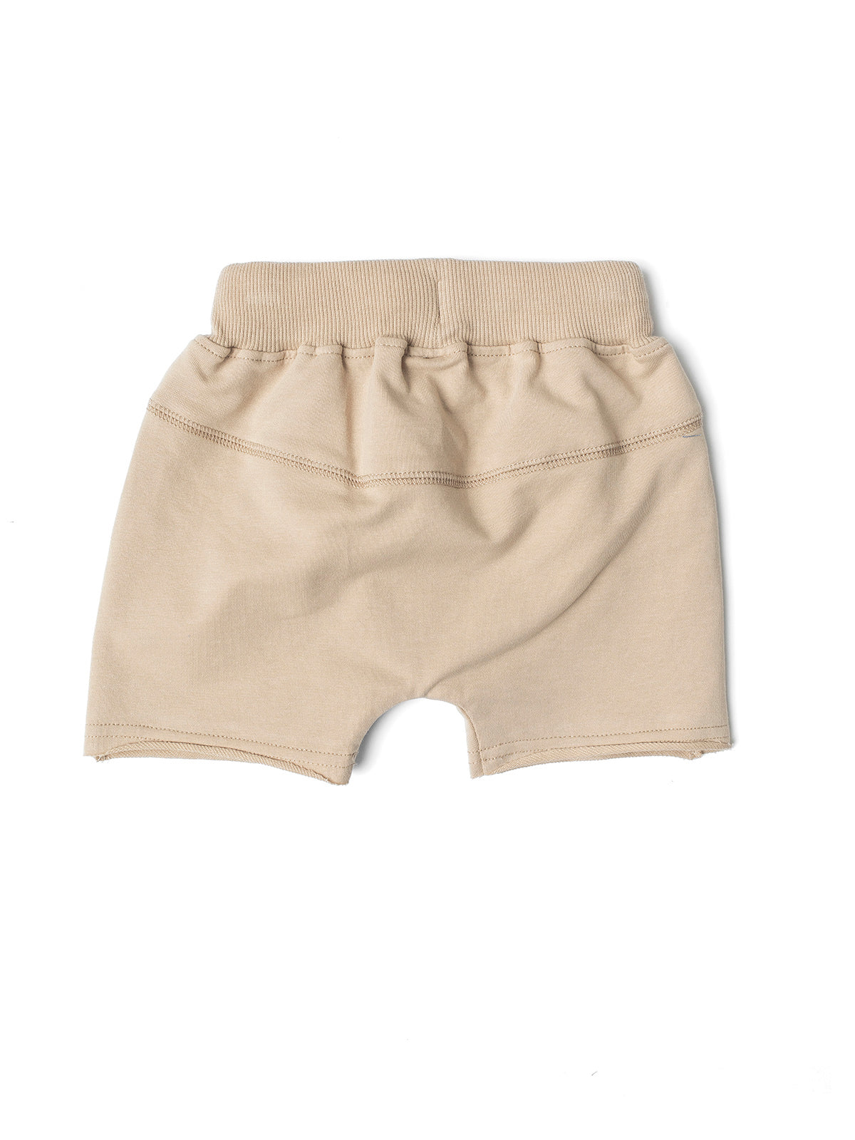 Little Bipsy Raw Edge Hem Harem Short - Beige