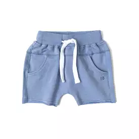 Little Bipsy Raw Edge Hem Harem Short - Sky Blue