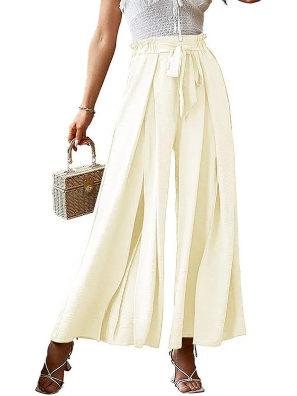 Loose Pleated Wide Leg Women's pants