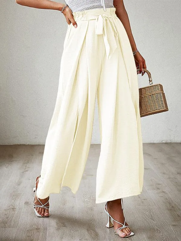 Loose Pleated Wide Leg Women's pants