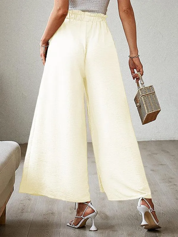 Loose Pleated Wide Leg Women's pants