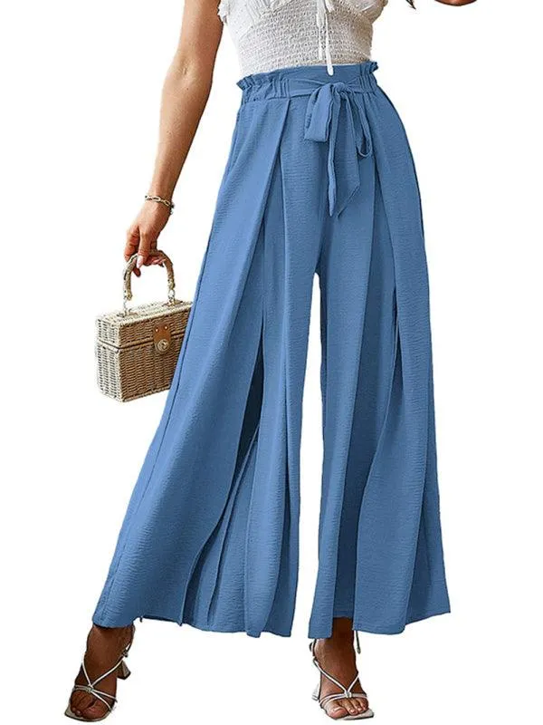 Loose Pleated Wide Leg Women's pants