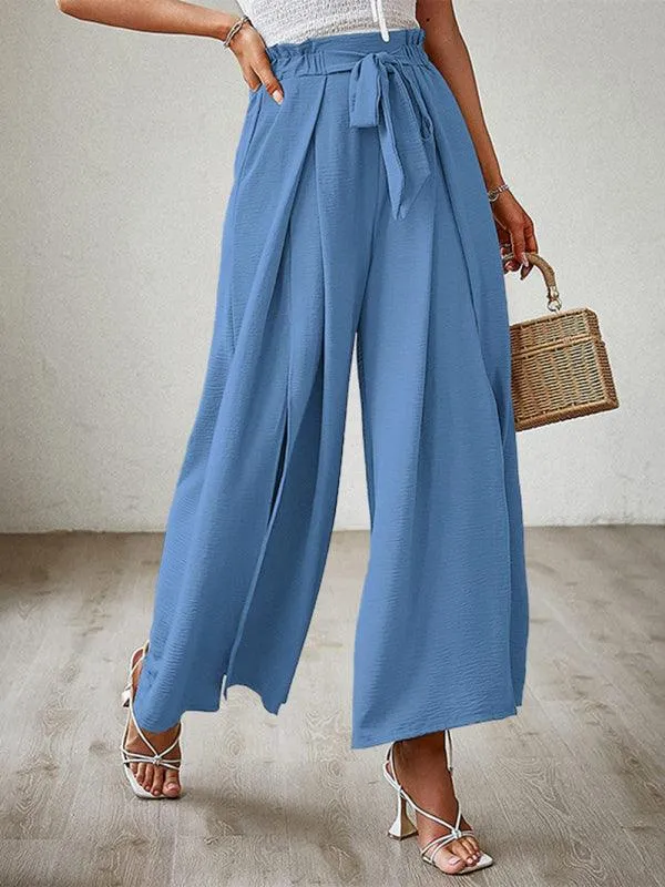 Loose Pleated Wide Leg Women's pants