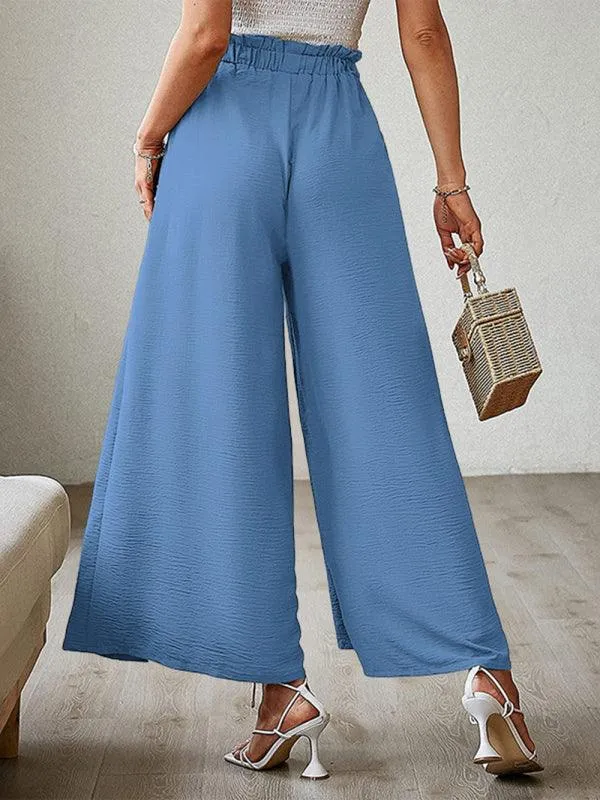 Loose Pleated Wide Leg Women's pants