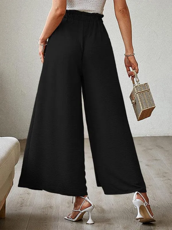 Loose Pleated Wide Leg Women's pants