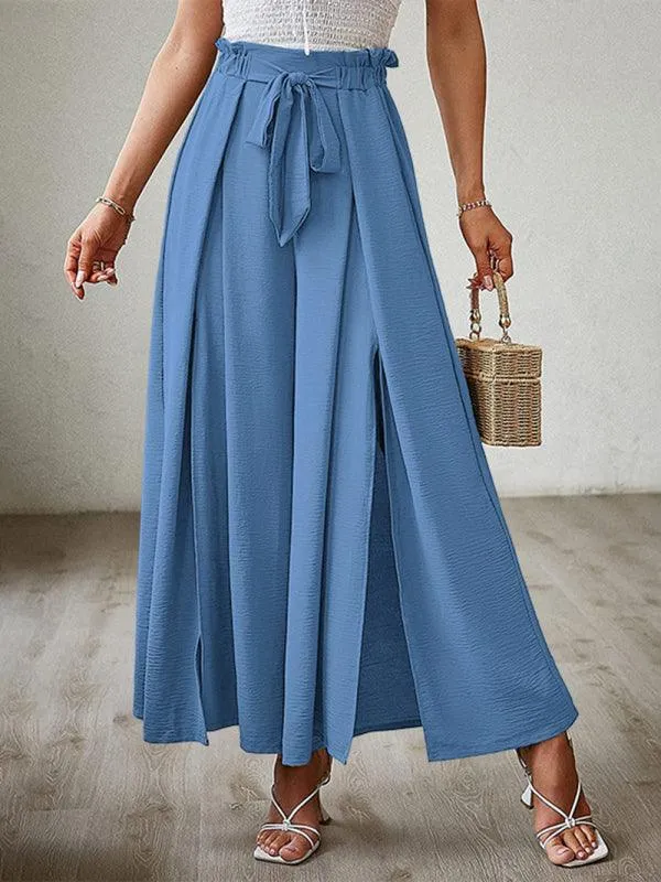 Loose Pleated Wide Leg Women's pants