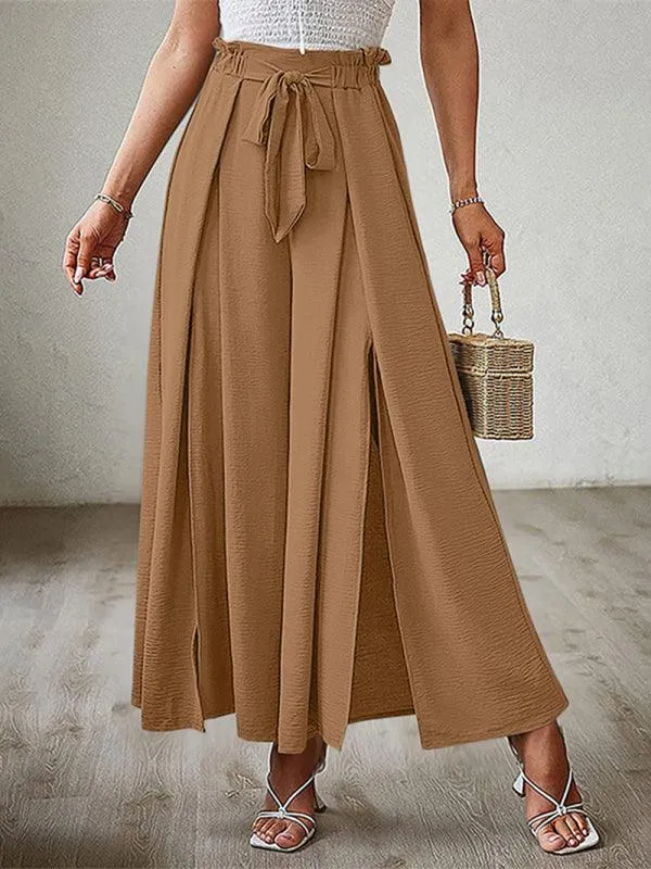 Loose Pleated Wide Leg Women's pants