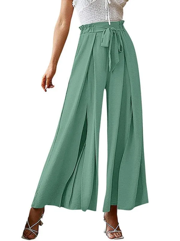 Loose Pleated Wide Leg Women's pants