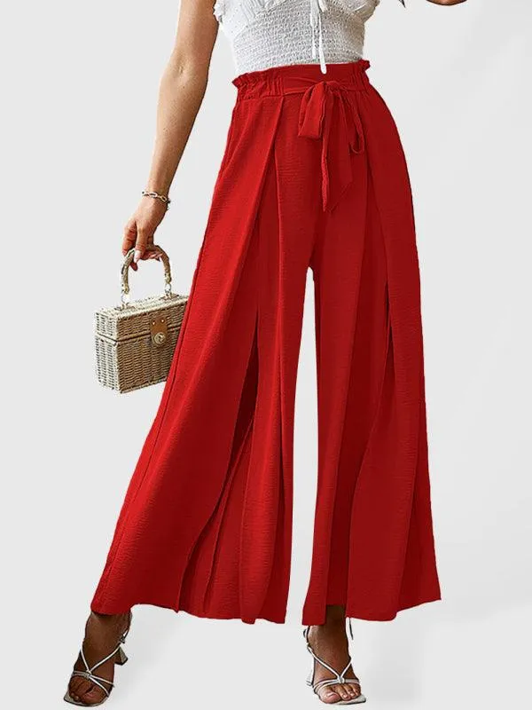 Loose Pleated Wide Leg Women's pants