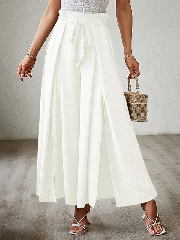 Loose Pleated Wide Leg Women's pants