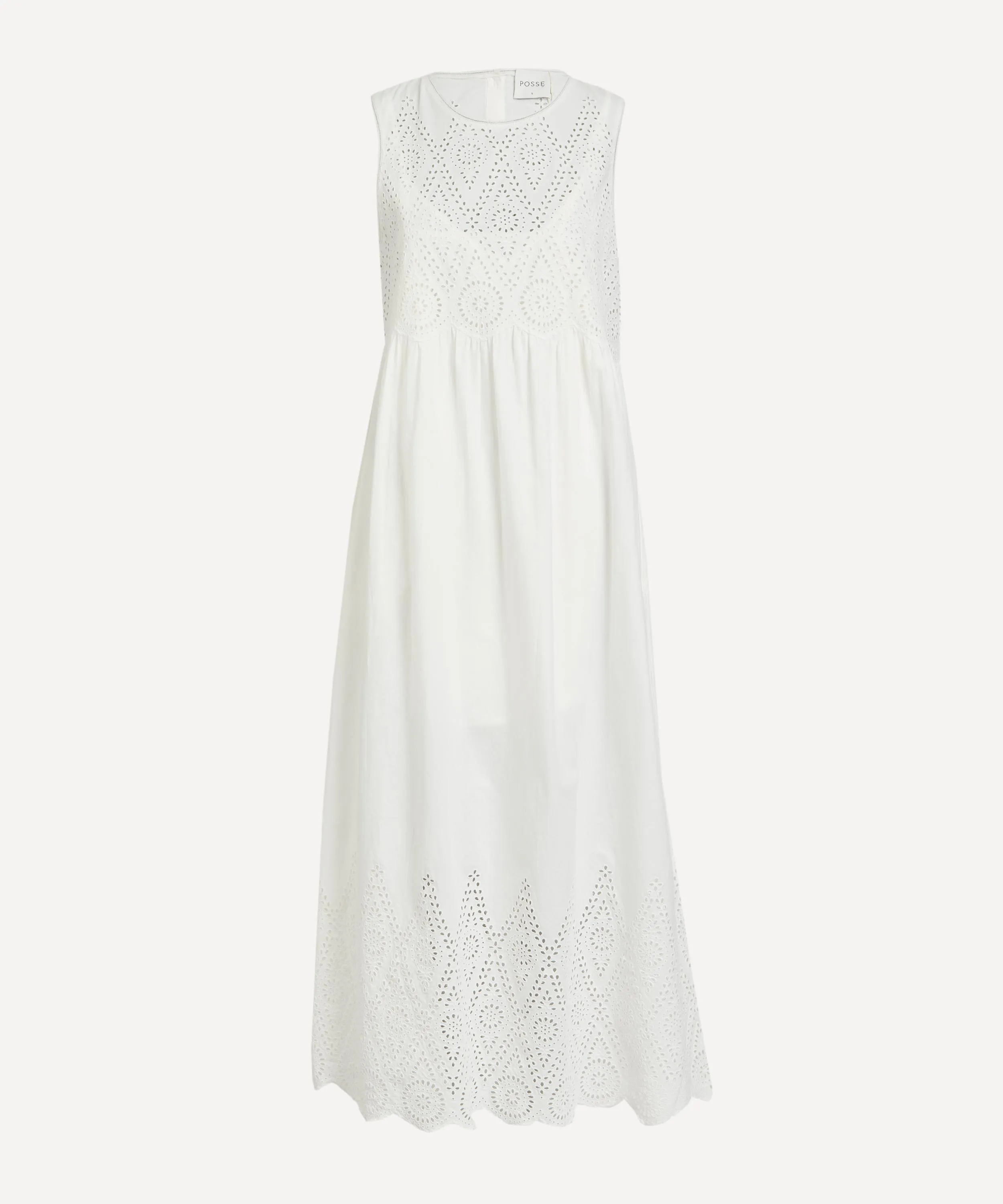 Louisa Cotton Broderie Anglaise Shift Dress