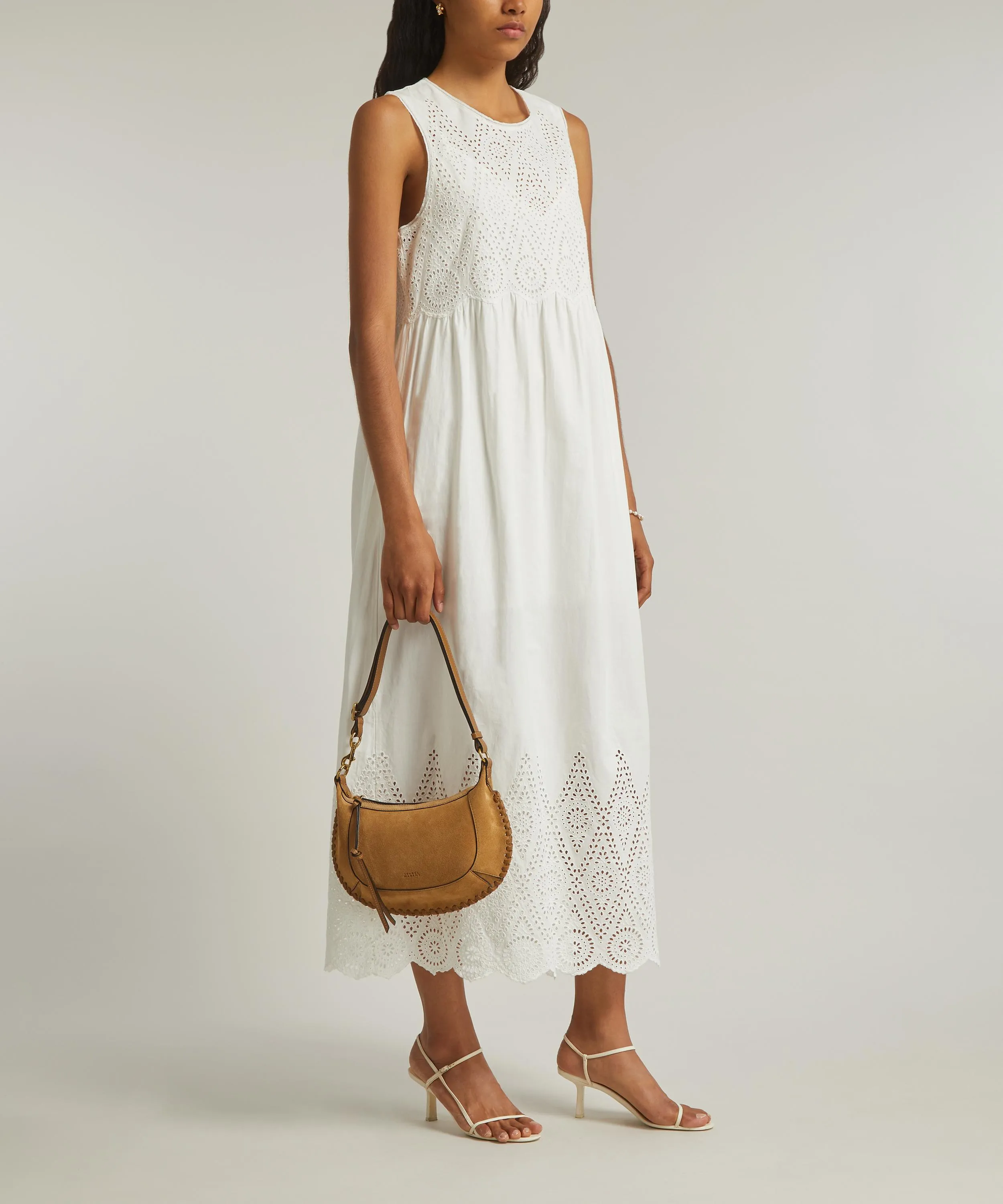 Louisa Cotton Broderie Anglaise Shift Dress