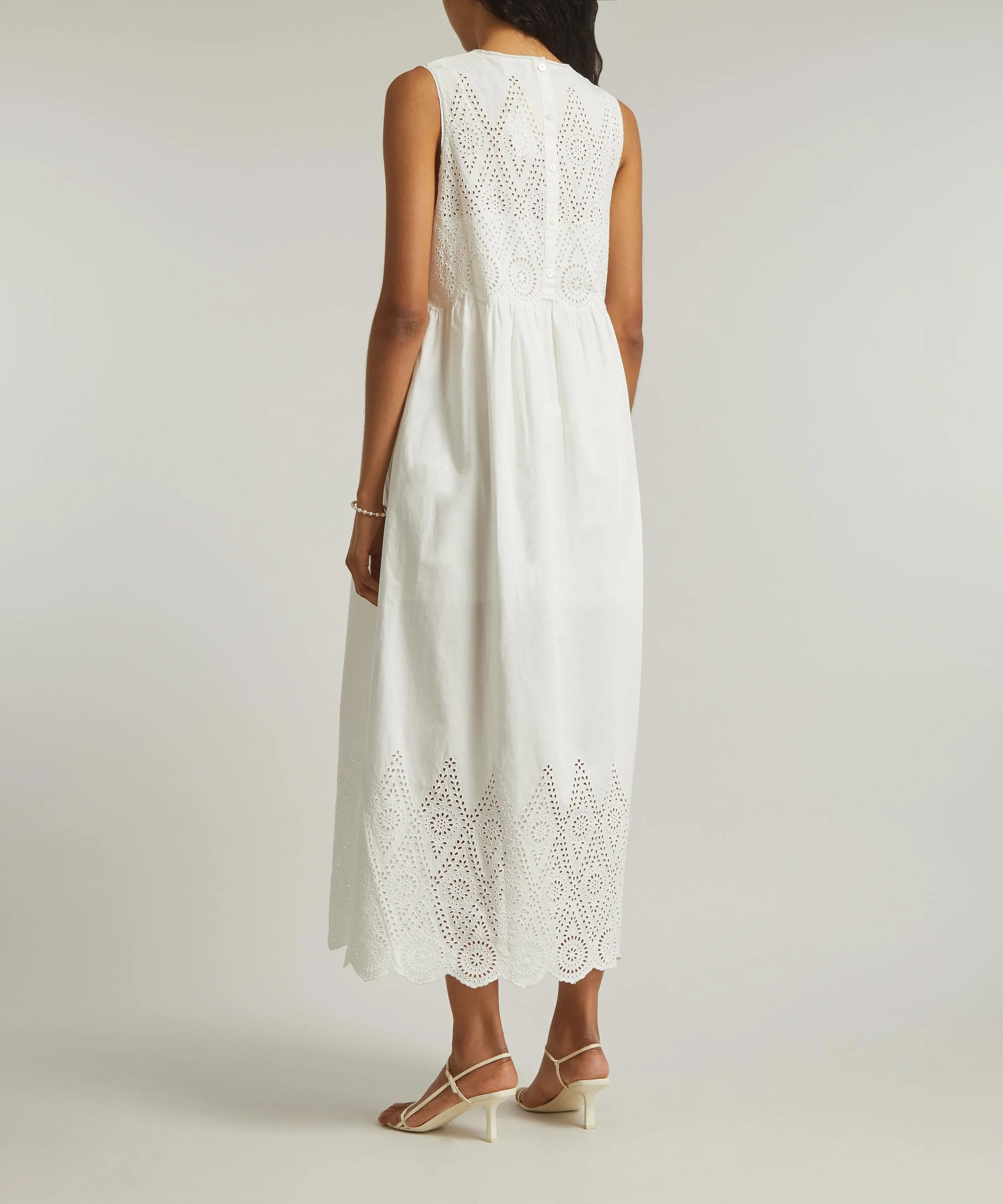 Louisa Cotton Broderie Anglaise Shift Dress