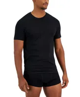 Macy's Alfani Men's 4-Pk. Classic-Fit Solid Cotton Undershirts, Created for Macy's