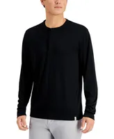 Macy's Alfani Men's Alfatech Solid Henley, Created for Macy's